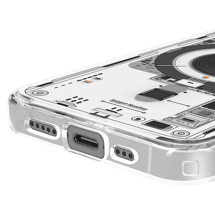 Spigen SGP Coque MagSafe pour iPhone 17e Antichoc Série Ultra Hybrid Neo One Transparent pas cher