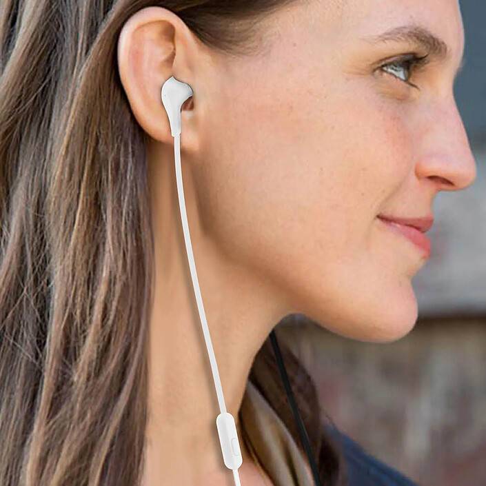 Avis Écouteurs Stéréo Intra-auriculaire Filaire Télécommande Jack 3.5mm Blanc Akashi