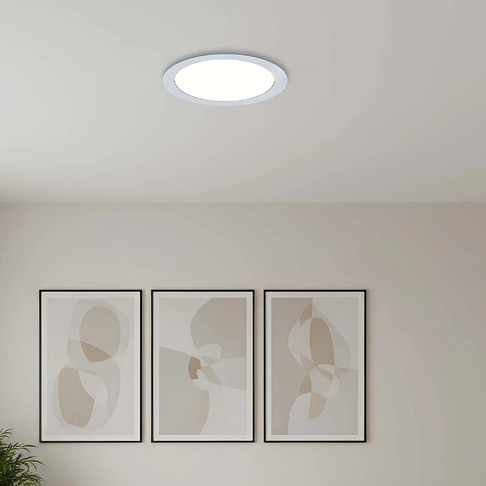 Avis Avizar Panneau LED 6W Encastrable Format Rond 11.7cm 50000 Heures