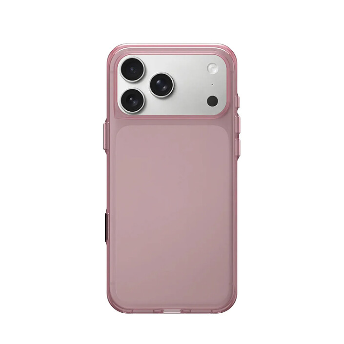 Rhinoshield Coque pour iPhone 17 Pro Antichoc Série JellyTint Compatible Charge Sans Fil Rose
