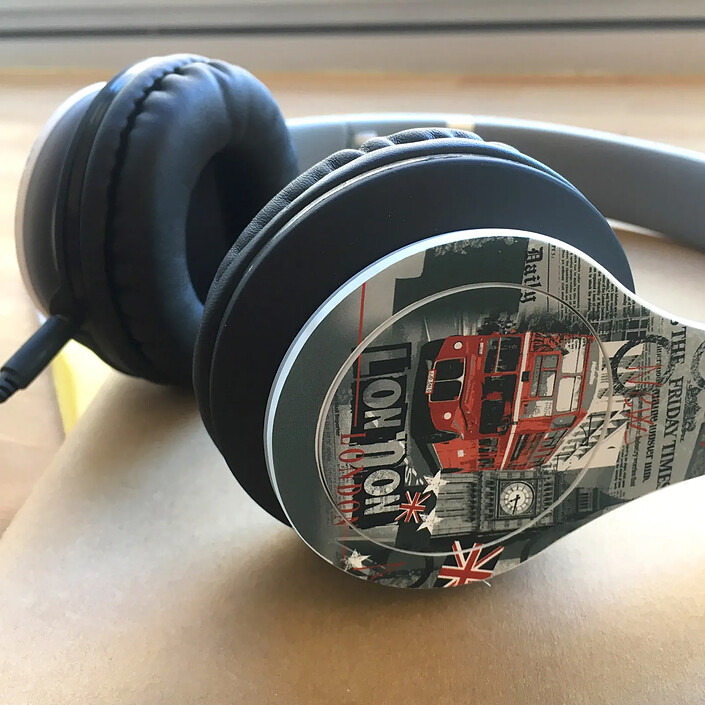 Akashi - Casque modèle London - Audio + Micro pas cher