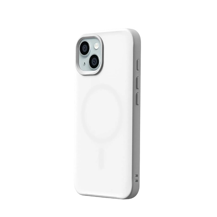 Acheter Rhinoshield Coque pour iPhone 15 Plus MagSafe Souple Antichoc Série SolidX Blanc
