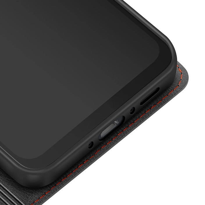 Acheter Avizar Étui Folio pour Samsung Galaxy A37 à Zip avec Bandoulière Amovible Noir