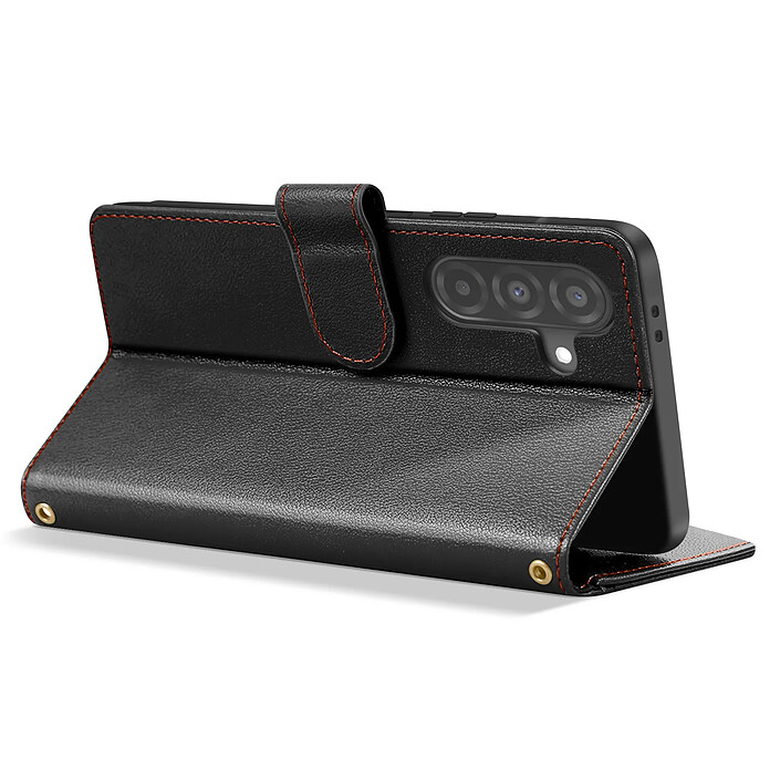 Avis Avizar Étui Folio pour Samsung Galaxy A37 à Zip avec Bandoulière Amovible Noir