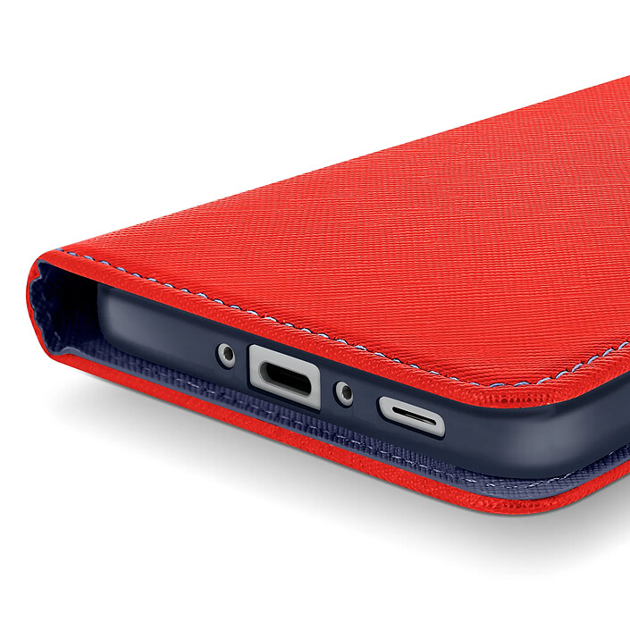 Avizar Étui Portefeuille pour Galaxy A37 en Similicuir Saffiano avec Support Vidéo pas cher