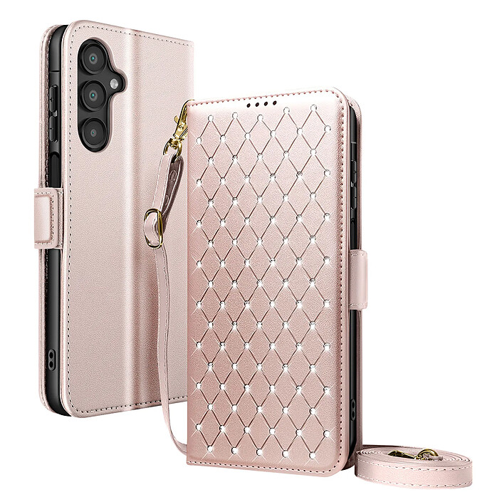 Avizar Étui pour Galaxy A16 / A26 / A17 Anti-RFID avec Bandoulière et Dragonne