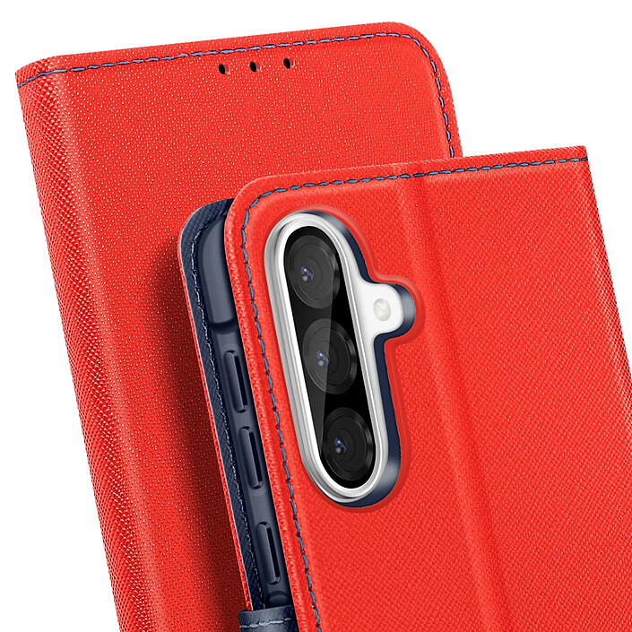 Acheter Avizar Étui Portefeuille pour Galaxy A37 en Similicuir Saffiano avec Support Vidéo
