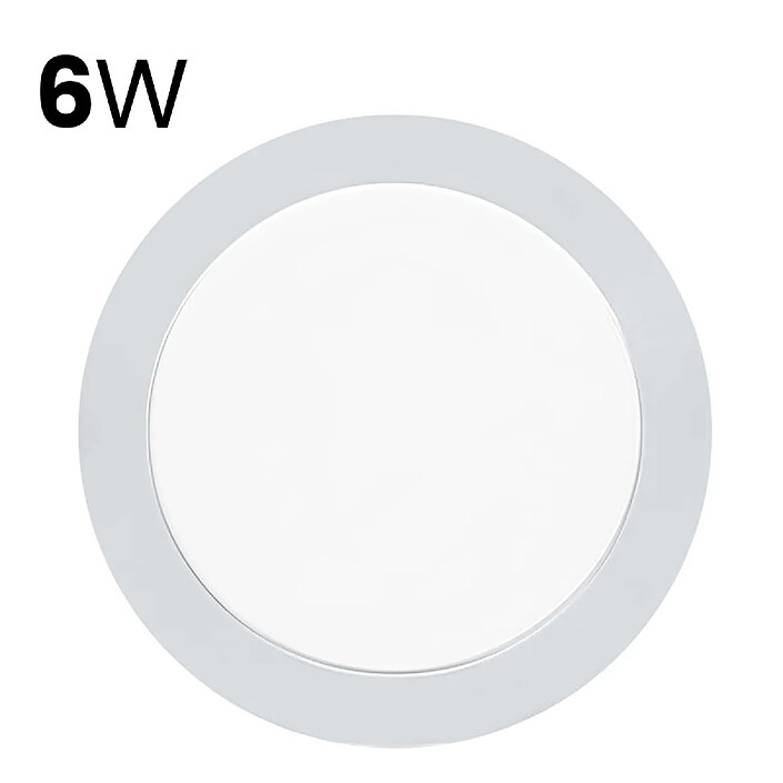 Avizar Panneau LED 6W Encastrable Format Rond 11.7cm 50000 Heures pas cher