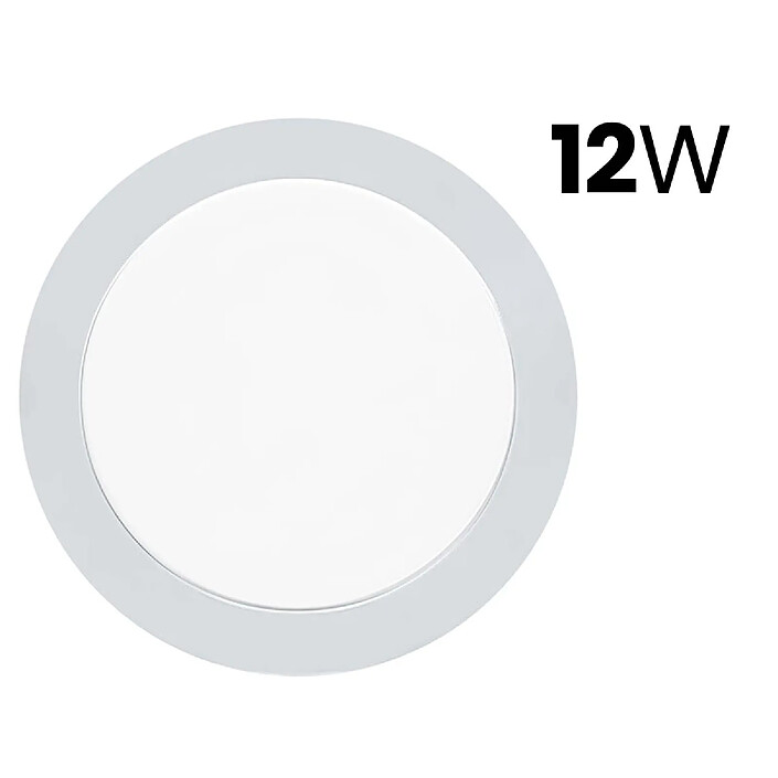 Avizar Panneau LED 12W Encastrable Format Rond 16.7cm 50000 Heures pas cher