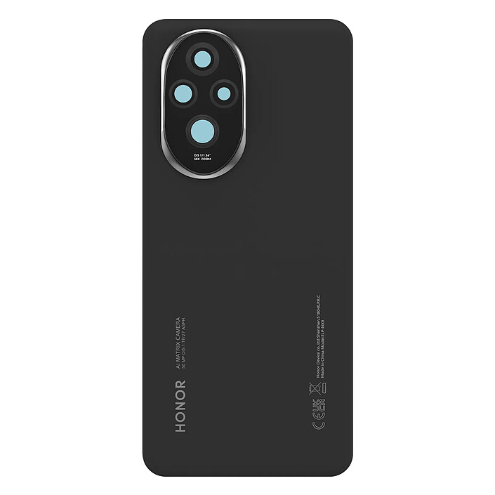 Honor Cache Batterie Original pour Honor 200 Service Pack avec Adhésif Intégré Noir