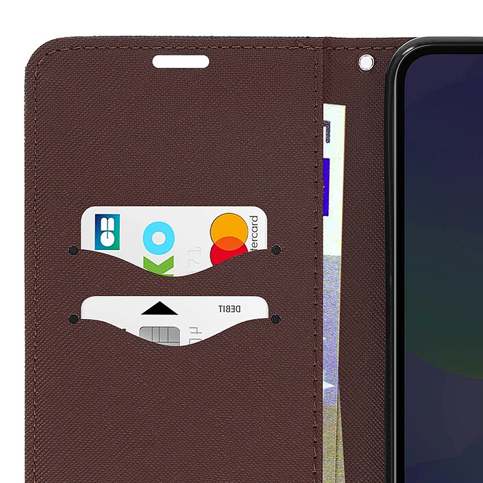 Avis Avizar Étui Portefeuille pour Galaxy A37 en Similicuir Saffiano avec Support Vidéo Noir