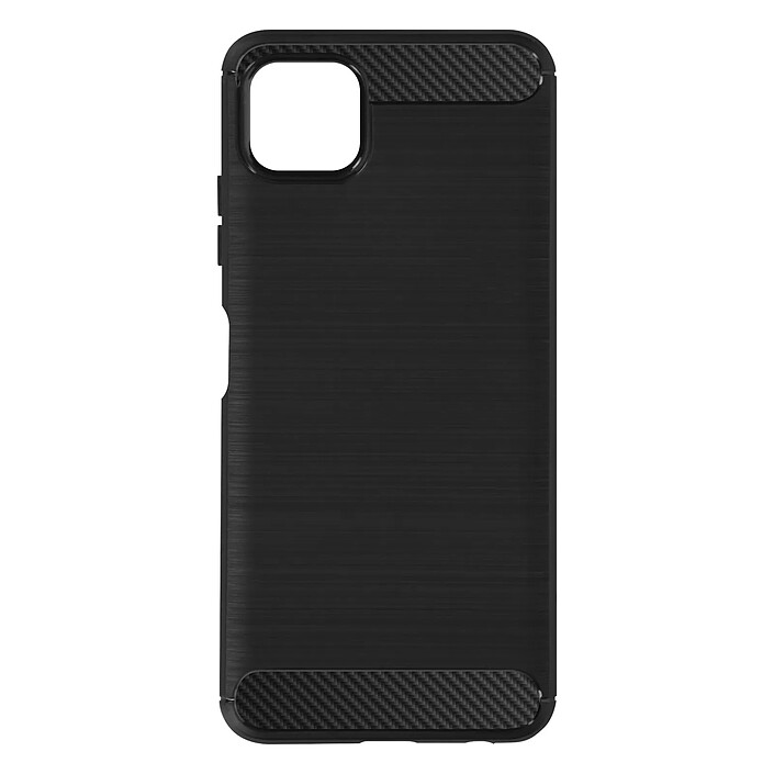 akashi Coque Samsung Galaxy A22 5G Renforcée Souple Carbone Effet Brossé Akashi Noir