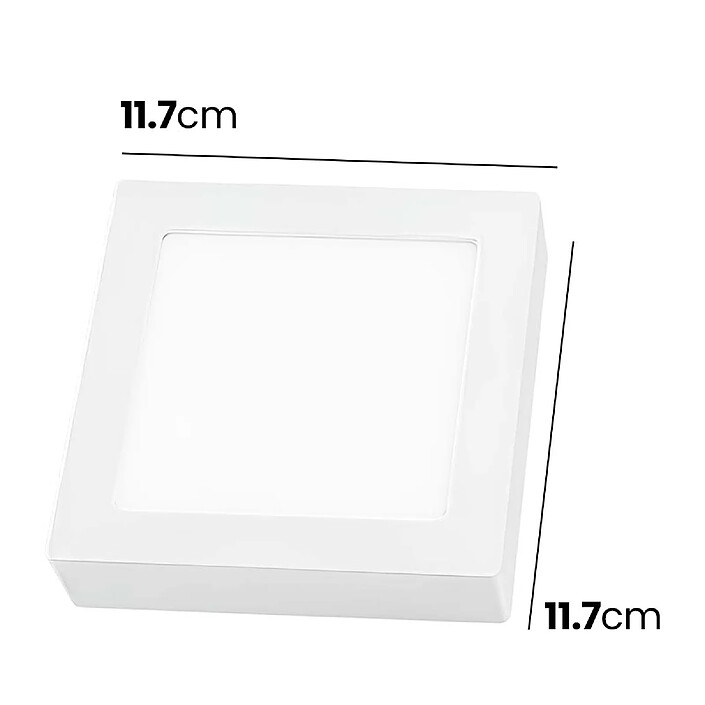 Acheter Avizar Panneau Lumineux LED Carré 6W 117x117mm Éclairage Homogène