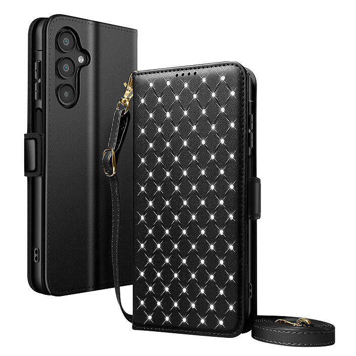 Avizar Étui pour Galaxy A16 / A26 / A17 Anti-RFID avec Bandoulière et Dragonne