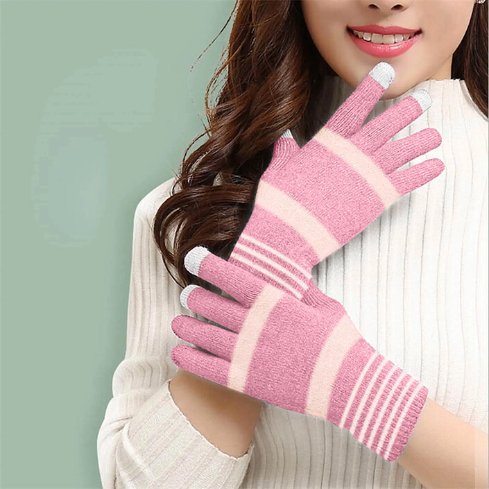 Avis akashi Gants pour Écran Tactile Femme Fluidité tactile conservée Akashi Rose fluo