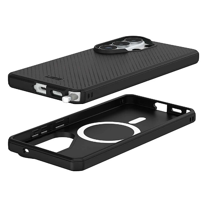 UAG Coque pour Galaxy S26 Ultra Antichoc MagSafe Souple Motif à Points Série DOT Noir pas cher