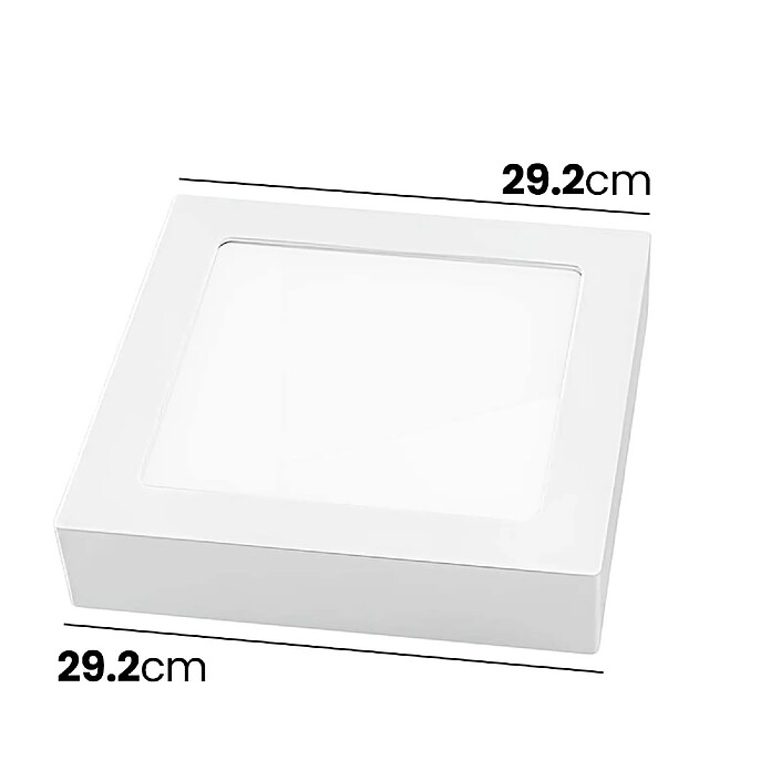 Acheter Avizar Panneau LED Lumineux Carré 25W 29.2x29.2cm Faible Consommation