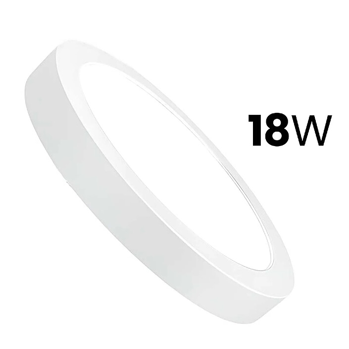 Avizar Panneau Lumineux LED Format Rond 18W 220×220mm Design Ultrafin et Élégant pas cher