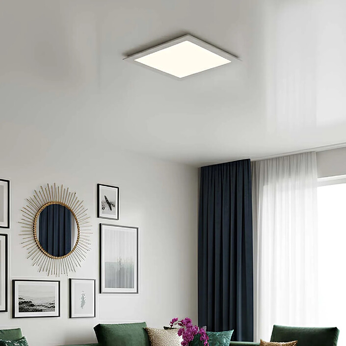 Avis Avizar Panneau LED Carré 18W 20x20cm Encastrable sur Plafond Design Moderne