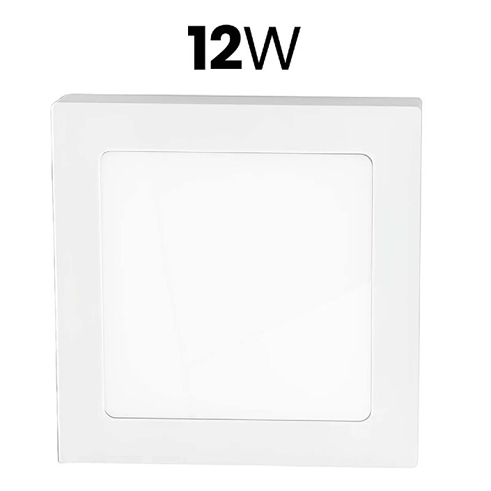 Avizar Panneau LED Carré 12W 167x167mm pour Montage en Surface Design Élégant pas cher