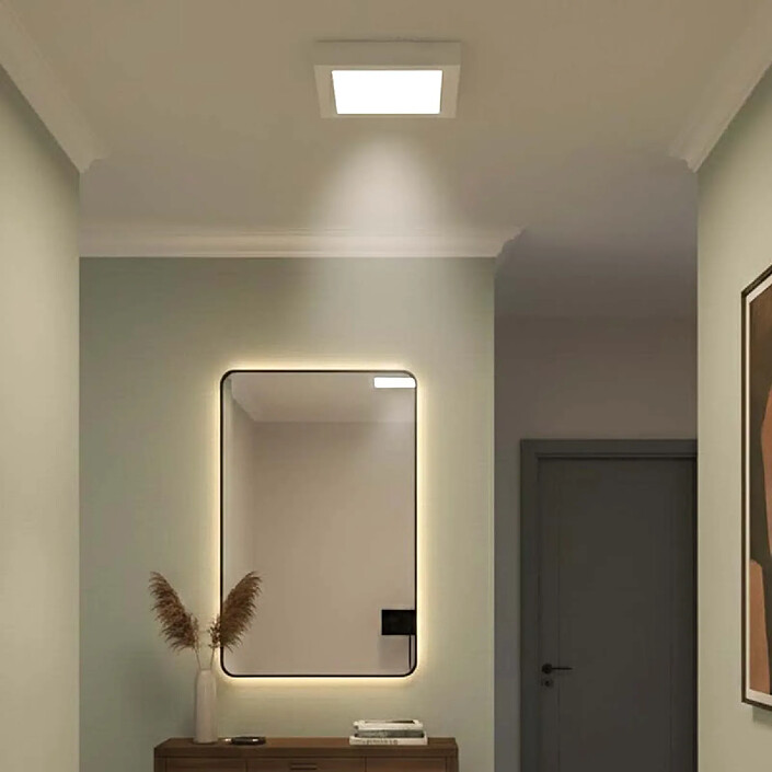 Avis Avizar Panneau LED Carré 12W 167x167mm pour Montage en Surface Design Élégant