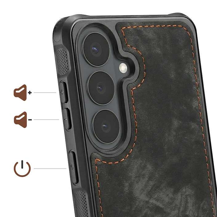 Avis CaseMe Protection 2-en-1 pour Galaxy S26 avec Coque Détachable et Porte-Monnaie Noir