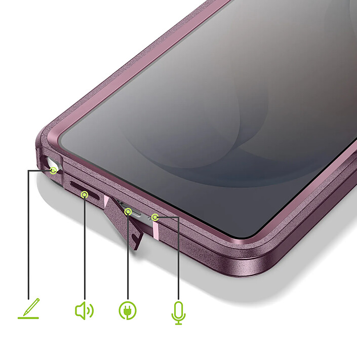 Acheter Avizar Coque pour Galaxy S26 Ultra Trimatière Renforcée avec Béquille Intégrée