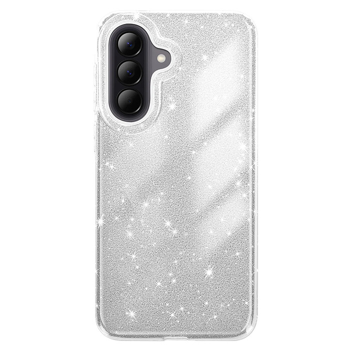 Avizar Coque pour Galaxy A57 Édition Glitter avec Bord Caméra Surélevé