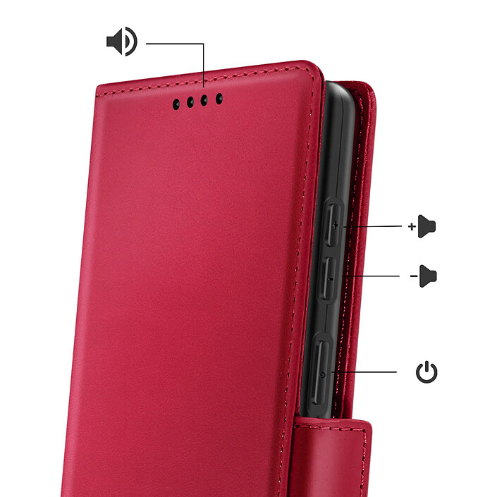 Avis Avizar Étui Portefeuille pour Galaxy S26 Effet Cuir Cousu avec Dragonne