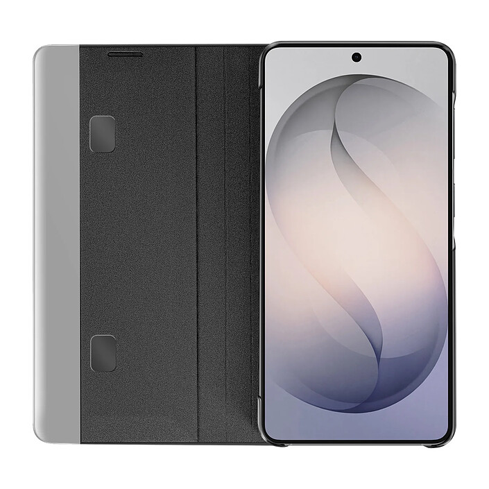 Avizar Étui Clapet pour Galaxy S26 Conception Bi-matière Ultra Fin avec Support Vidéo Noir pas cher