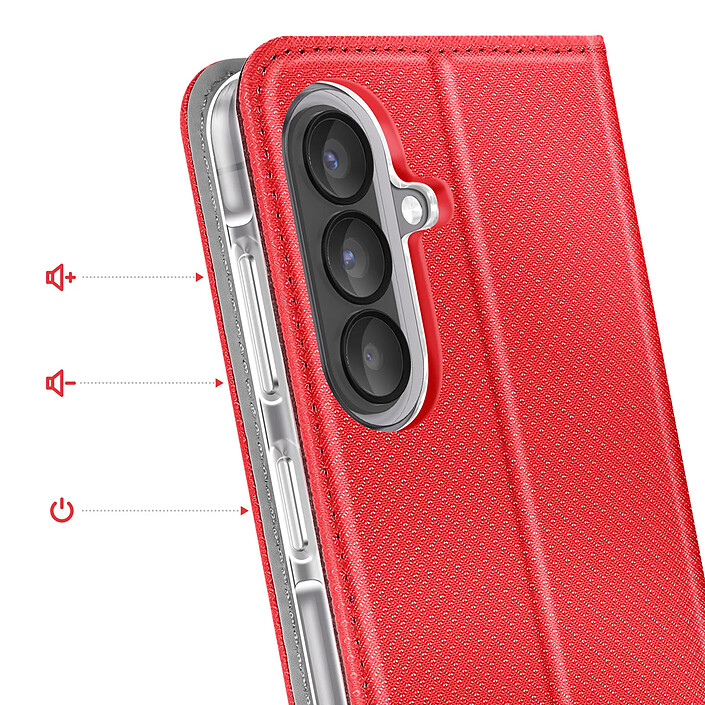 Acheter Avizar Étui pour Galaxy A57 Texturé Strié avec Fonction Support et Porte-cartes