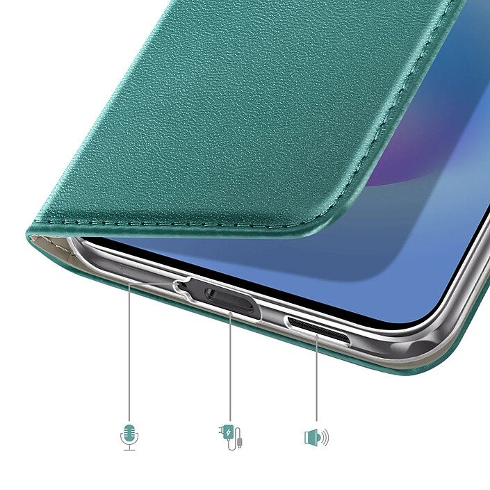 Avizar Étui Folio pour Galaxy A57 avec Porte-cartes et Fonction Support Vidéo pas cher