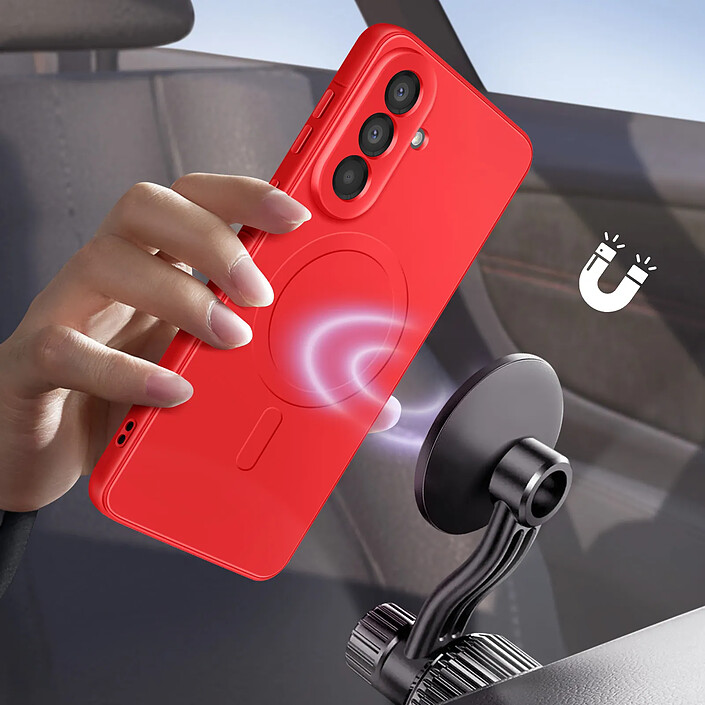 Avizar Coque pour Galaxy A57 avec Anneau Magnétique Intégré et Contour Caméra Surélevé pas cher