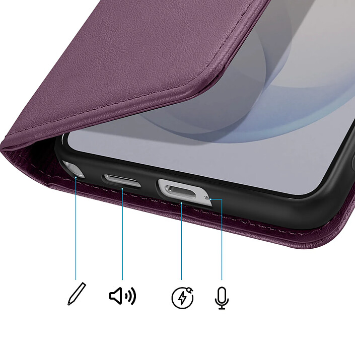 Avizar Étui Portefeuille pour Galaxy S26 Ultra avec Dragonne et Fonction Support Vidéo pas cher
