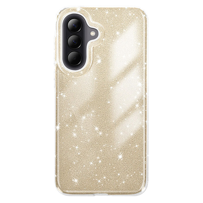 Avizar Coque pour Galaxy A57 Édition Glitter avec Bord Caméra Surélevé