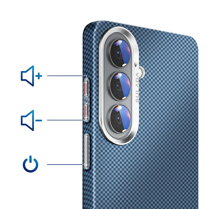 Avis Avizar Coque pour Galaxy S26 Effet Aramide Compatible Qi2 / MagSafe / PixelSnap