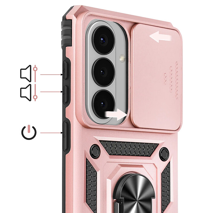 Acheter Avizar Coque pour Galaxy S26 avec Bague Support et Cache Caméra Coulissant