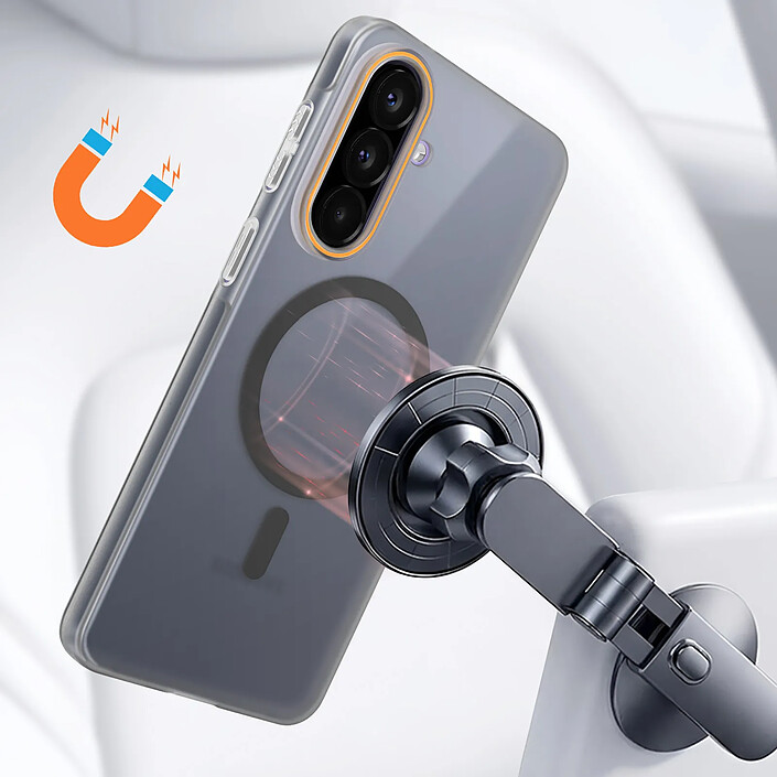 Acheter Avizar Coque MagSafe pour Galaxy A57 Effet Givrée avec Contour Caméra Surélevé