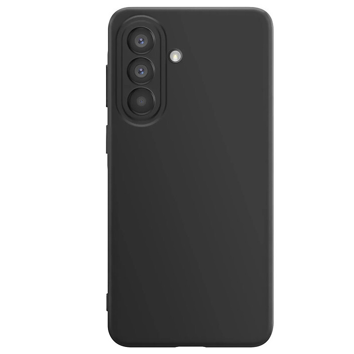 Avizar Coque pour Galaxy A57 Soft-Touch en Silicone Série Fast Cover Noir