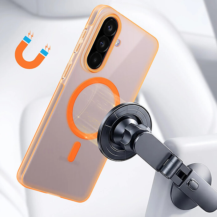 Acheter Avizar Coque MagSafe pour Galaxy A57 Effet Givrée avec Contour Caméra Surélevé