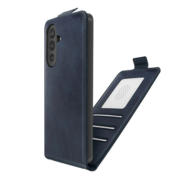 Avizar Étui pour Galaxy A17 Clapet Vertical avec Chaîne Bandoulière Métallique