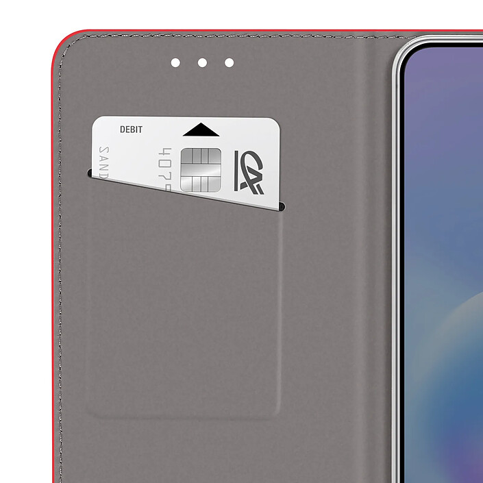 Avizar Étui pour Galaxy A57 Texturé Strié avec Fonction Support et Porte-cartes pas cher