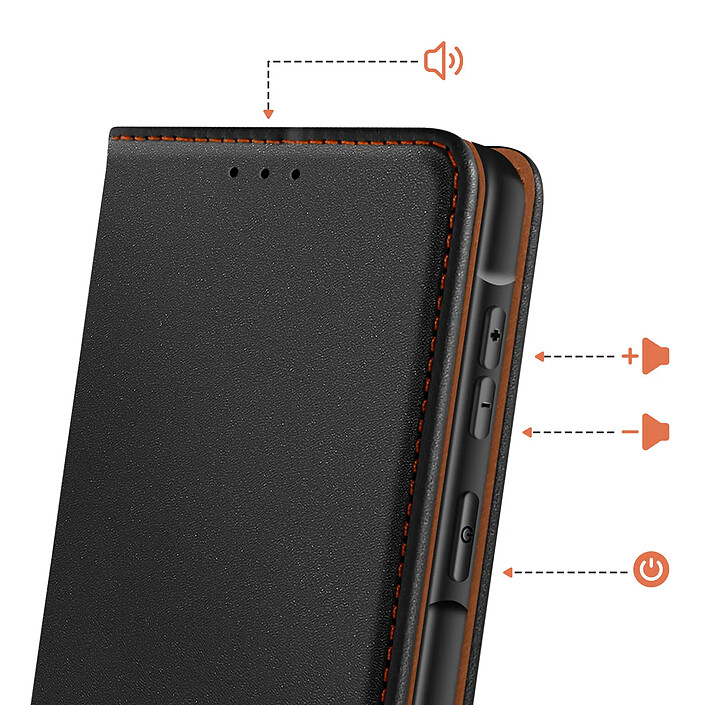 Avis Avizar Étui Folio pour Galaxy A57 avec Portes-cartes et Fonction Stand Noir