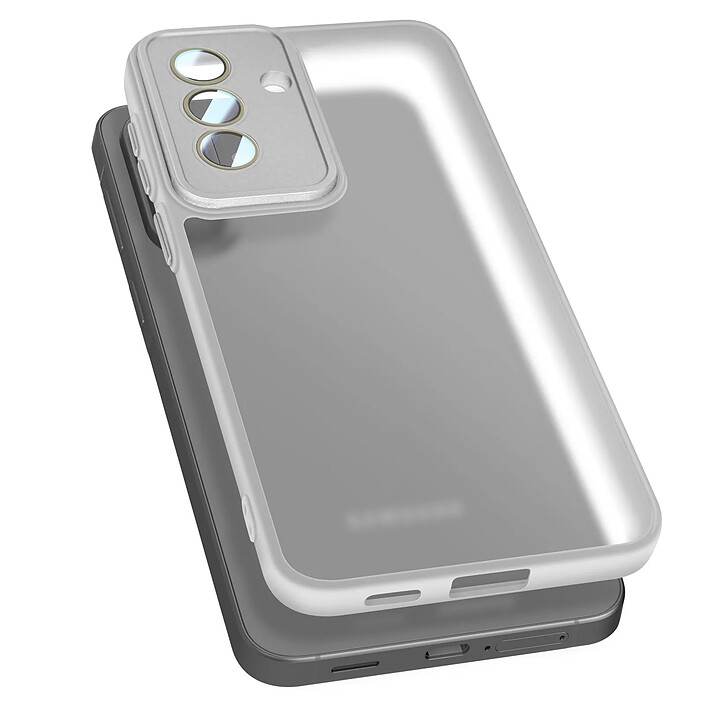 Avizar Coque Translucide pour Galaxy A57 Dos Givré Antichoc avec Lentilles Caméra pas cher