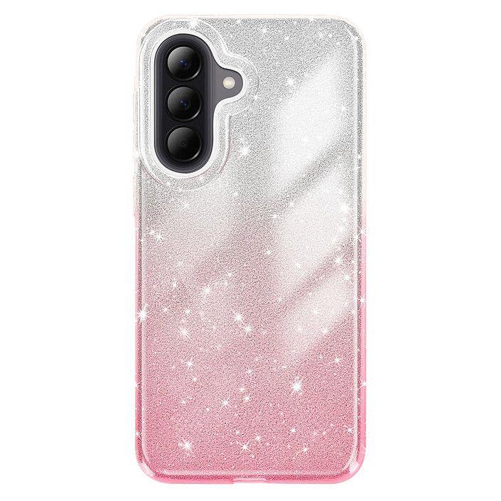 Avizar Coque pour Galaxy A57 Édition Glitter avec Bord Caméra Surélevé