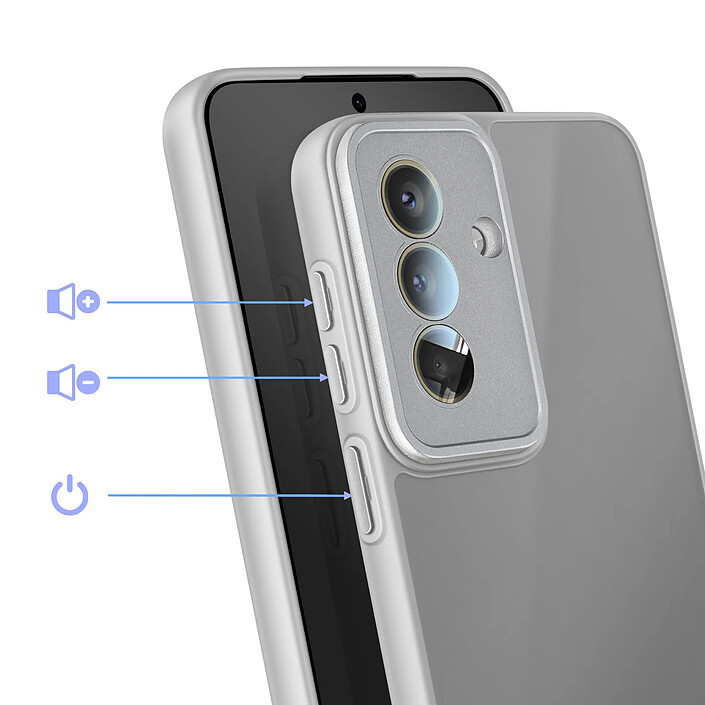Avis Avizar Coque Translucide pour Galaxy A57 Dos Givré Antichoc avec Lentilles Caméra