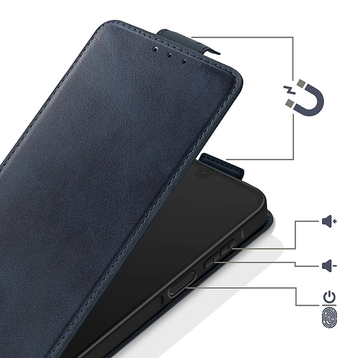Avis Avizar Étui pour Galaxy A17 Clapet Vertical avec Chaîne Bandoulière Métallique
