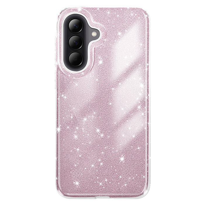 Avizar Coque pour Galaxy A57 Édition Glitter avec Bord Caméra Surélevé