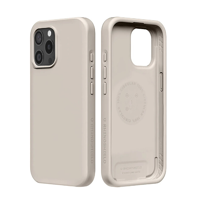 Avis Rhinoshield Coque pour iPhone 15 Pro Modèle SolidX Ultra-résistant Beige