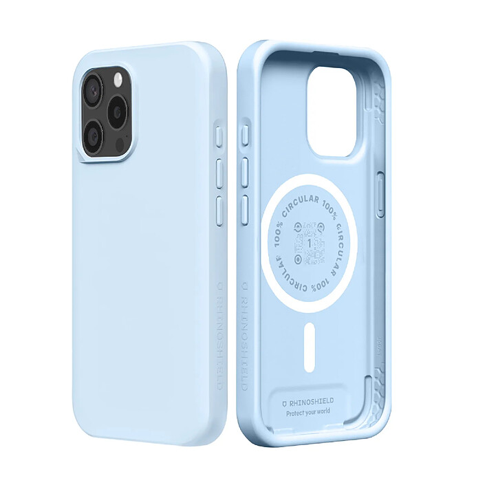 Avis Rhinoshield Coque pour iPhone 15 Modèle SolidX Ultra-résistant Bleu clair